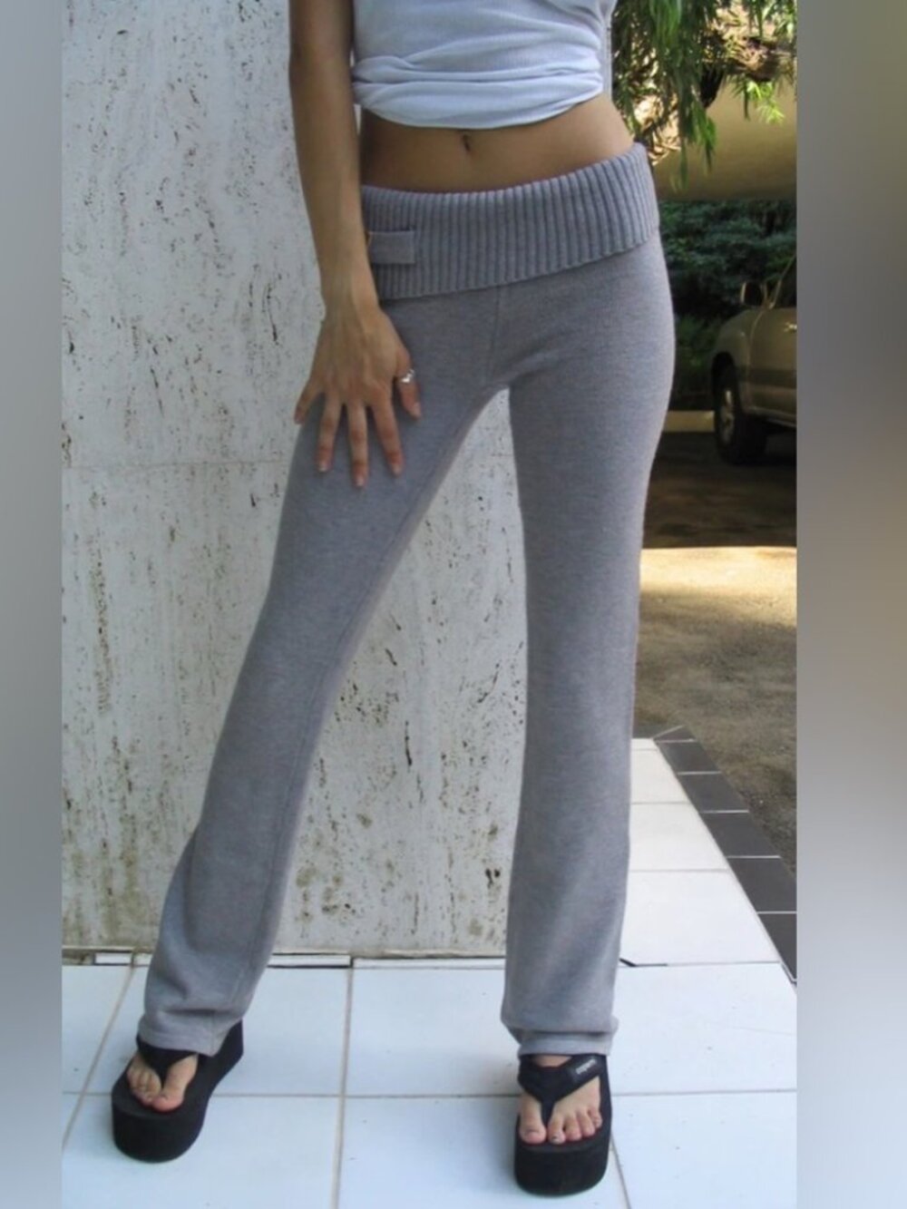 NEW Frankie's Bikinis Fleur Cloud Knit Low Rise Pant SIZE XS